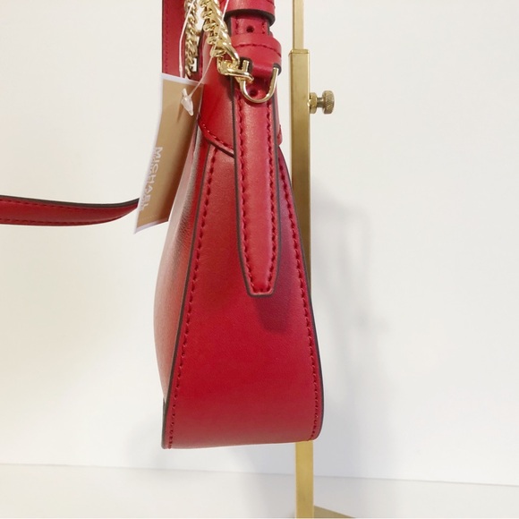 🌸New Michael Kors Wilma Red Small  2 Way Crossbody Bag - Picture 3 of 8